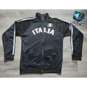 Hardcore Italians Italia Track Jacket Mens Size XXL